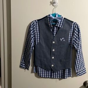 Blue size 7 - 4 piece boys set